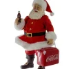 Boutique de Noël Angels & Santas*10.5" Coke Santa W/Cooler