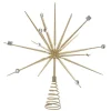 Boutique de Noël Christmas Classics*15" Gold Starburst Treetop