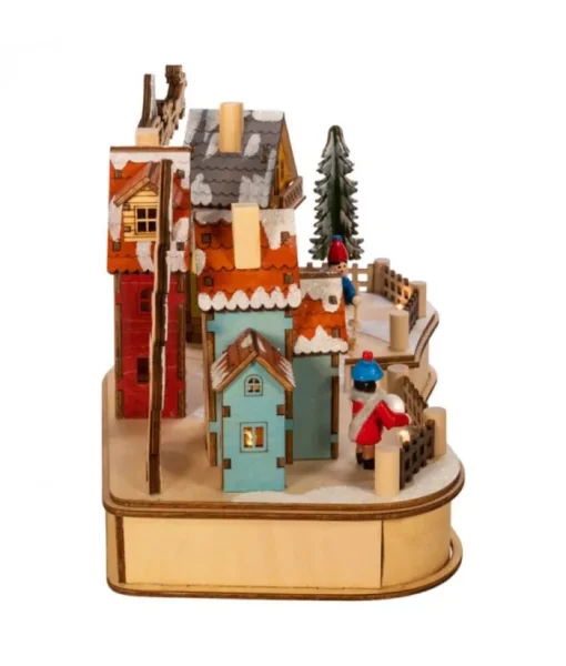 Boutique de Noël Animated And Musical Pieces*3 Houses Musical Village