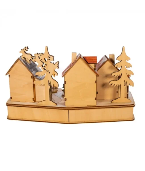 Boutique de Noël Animated And Musical Pieces*3 Houses Musical Village