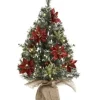 Boutique de Noël Miscellaneous*24'' Light Up Tree/Poinsettia Led