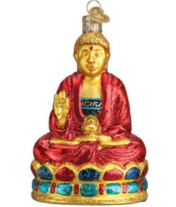 Boutique de Noël Varied Shapes*Buddha Glass Ornament