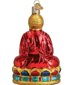 Boutique de Noël Varied Shapes*Buddha Glass Ornament