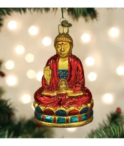 Boutique de Noël Varied Shapes*Buddha Glass Ornament