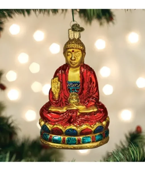 Boutique de Noël Varied Shapes*Buddha Glass Ornament