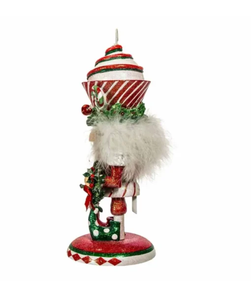 Boutique de Noël Ballet & Nutcrackers*Candy Cane Cupcake Nutcracker 12" Tall