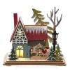 Boutique de Noël Nordic Villages*Christmas House With Santa