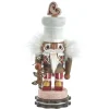 Boutique de Noël Ballet & Nutcrackers*Chubby Gingerbread Nutcracker With Cookie Base 7.8" Tall