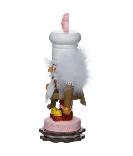 Boutique de Noël Ballet & Nutcrackers*Chubby Gingerbread Nutcracker With Cookie Base 7.8" Tall