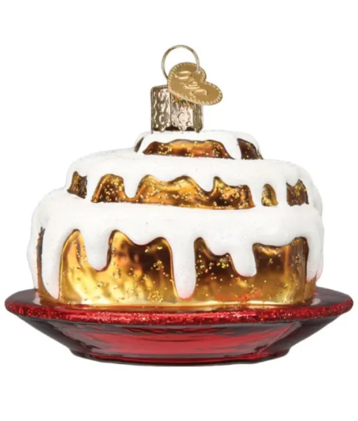 Boutique de Noël Varied Shapes*Cinnamon Roll Glass Ornament