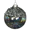 Boutique de Noël Christmas Classics*Clear Glass Ball Ornament With Rainbow Effect, 80Mm