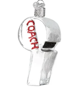 Boutique de Noël Varied Shapes*Coach'S Whistle Glass Ornament