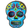 Boutique de Noël Autumn & Halloween*Day Of The Dead Blue Skull Ornament