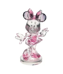 Boutique de Noël Miscellaneous*Disney'S Minnie Mouse Clear Acrylic Faceted Figurine, Measures 3.8"