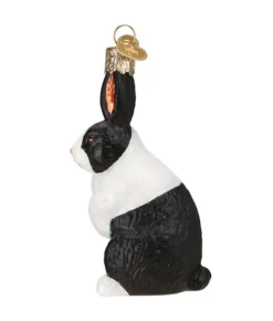 Boutique de Noël Farm House & Western*Dutch Rabbit Glass Ornament