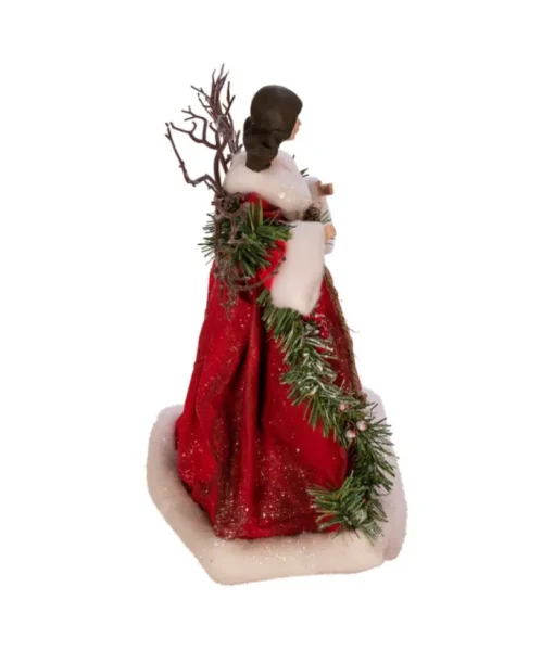 Boutique de Noël Enchanted Forest*14"Fabric Angel Treetop