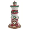 Boutique de Noël Ginger Bread Houses*Gingerbread Lighthouse 13.5" Led
