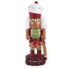 Boutique de Noël Ballet & Nutcrackers*Gingerbread Nutcracker With Cookie Garland 12" Tall