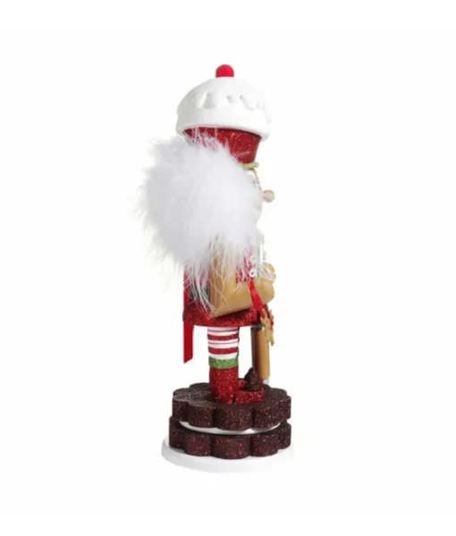 Boutique de Noël Ballet & Nutcrackers*Gingerbread Nutcracker With Cookie Garland 12" Tall