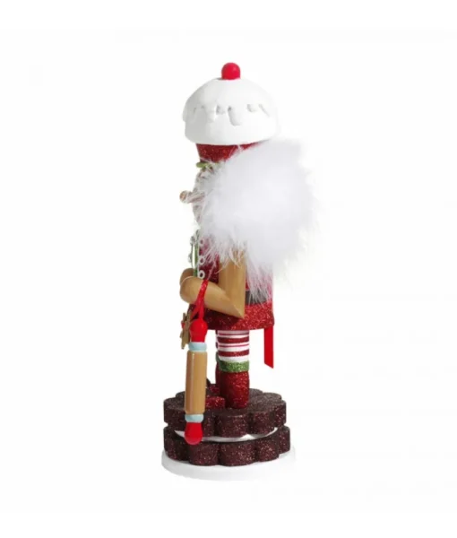 Boutique de Noël Ballet & Nutcrackers*Gingerbread Nutcracker With Cookie Garland 12" Tall