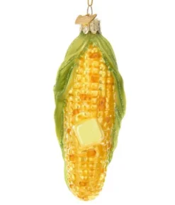 Boutique de Noël Varied Shapes*Glass Corn On The Cob Ornament