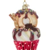 Boutique de Noël Varied Shapes*Glass Cupcake Ornament