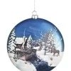 Boutique de Noël Christmas Classics*Glass Disk Ornament