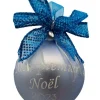 Boutique de Noël Customizable*Glass Ornament, Mon Premier Noel 2023 Souvenir, Hand Decorated.