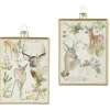 Boutique de Noël Enchanted Forest*Glass Ornamnet, Wildlife Poster Design