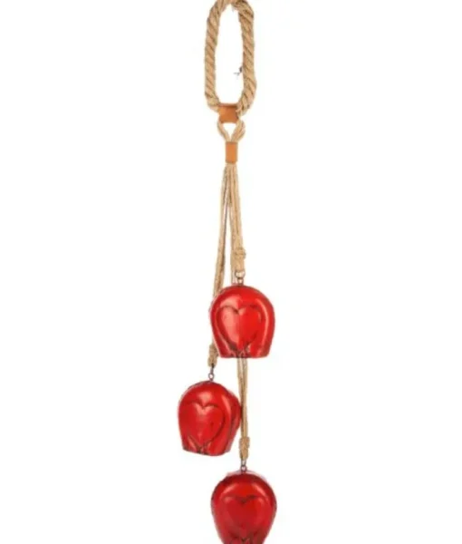 Boutique de Noël Rustic*Home Decor, Red Bell Door Hanger