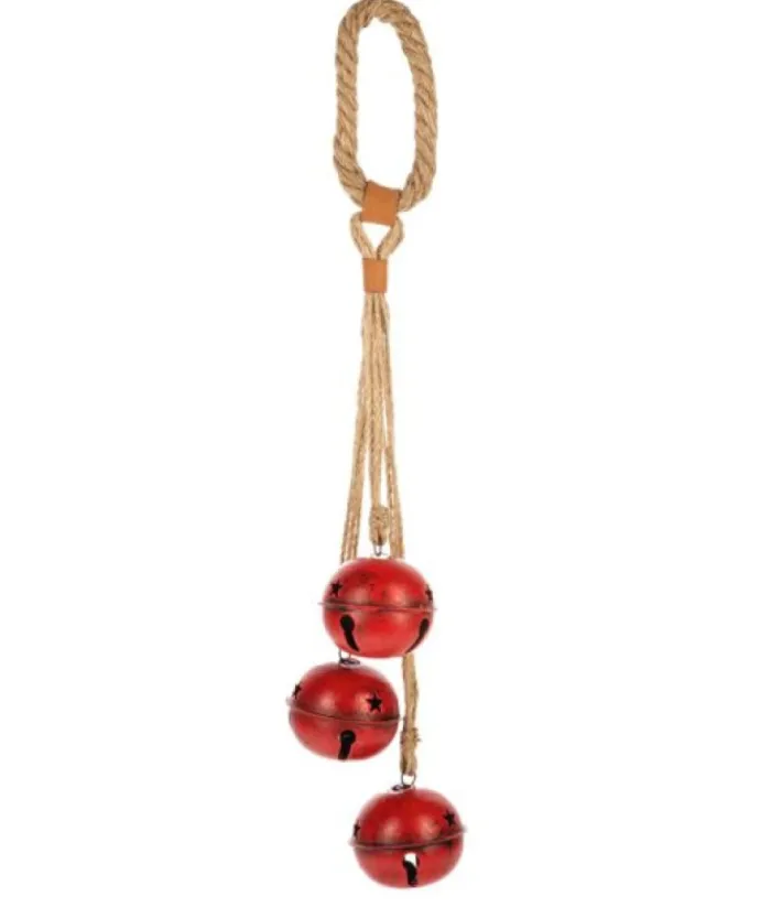 Boutique de Noël Rustic*Home Decor, Red Bell Door Hanger