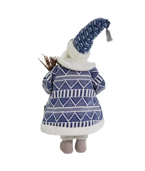 Boutique de Noël Angels & Santas*18"Indigo Country Santa