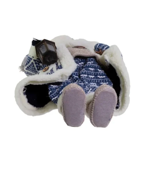 Boutique de Noël Angels & Santas*18"Indigo Country Santa