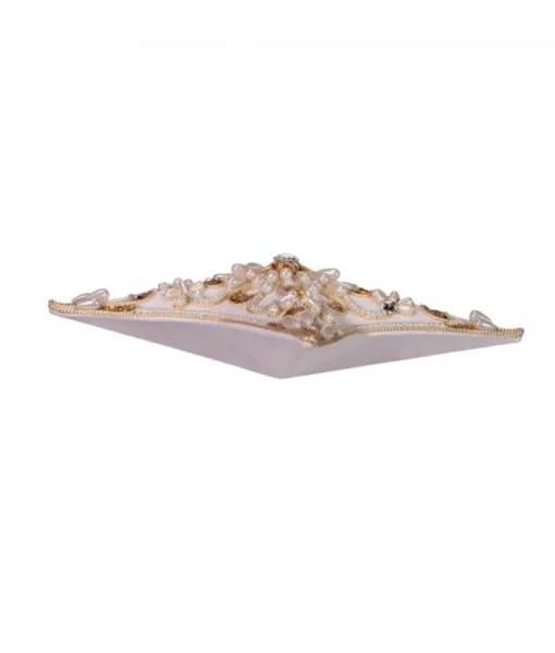 Boutique de Noël Christmas Classics*13"Ivory And Gold Treetop