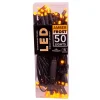 Boutique de Noël Light Sets*50-Light 5Mm Amber Frost Led Black Wire Light Set
