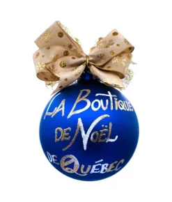 Boutique de Noël Collections*Limited Edition "La Boutique De Noel De Quebec" Glass Ornament