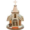 Boutique de Noël Nordic Villages*Nativity Chapel Ornament