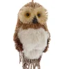 Boutique de Noël Enchanted Forest*Natural Owl Ornament