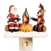 Boutique de Noël Night Lights*Night Light, Santa With Reindeer Around Fire And Marshmallows