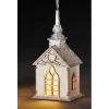 Boutique de Noël Nordic Villages*Nordic Village Ornament, Illuminated Church, Led