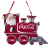 Boutique de Noël Coca-Cola*Ornament, Coca Cola Train Locomotive With Engineer Santa