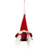 Boutique de Noël Rustic*Ornament, Girl Gnome, Stuffed Plaid Material