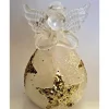 Boutique de Noël Winter Wonderland*Ornament, Glass Angel With Golden Star Spangling