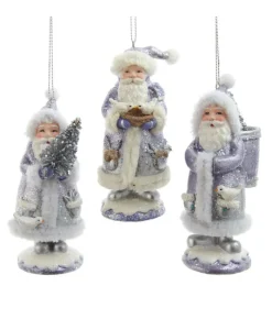 Boutique de Noël Christmas Classics*Ornament, Glittering Belsnickel, (German Christmas Folklore Character) With Backpack