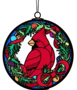 Boutique de Noël Varied Shapes*Ornament, Stained Glass, Cardinal