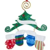 Boutique de Noël Santa'S Workshop*Ornament, Xmas Tree, With 4 Mittens