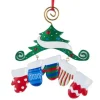 Boutique de Noël Santa'S Workshop*Ornament, Xmas Tree, With 5 Mittens