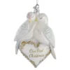 Boutique de Noël Wedding*Our 1St Christmas Doves Glass Ornament