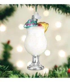 Boutique de Noël Mom'S Kitchen & Bakery*Pina Colada Glass Ornament