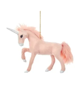 Boutique de Noël Enchanted Forest*Pink Unicorn Ornament